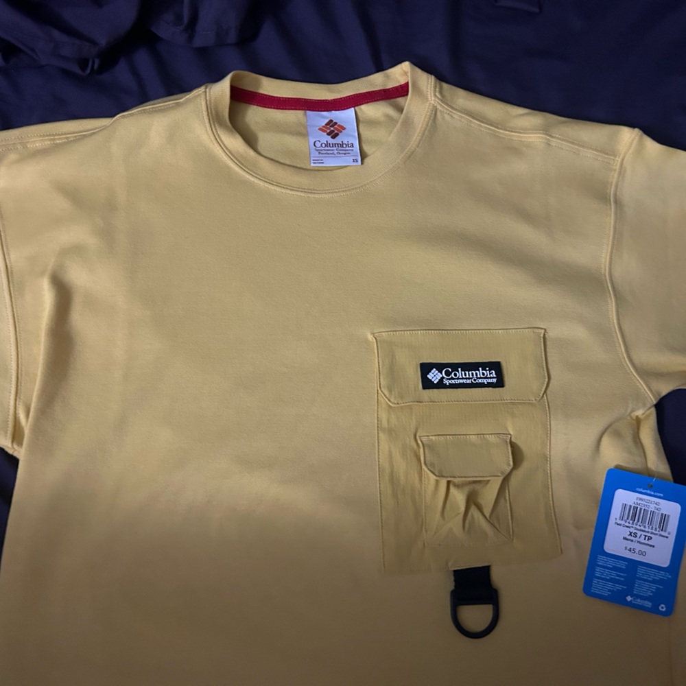 Columbia shirt pocket